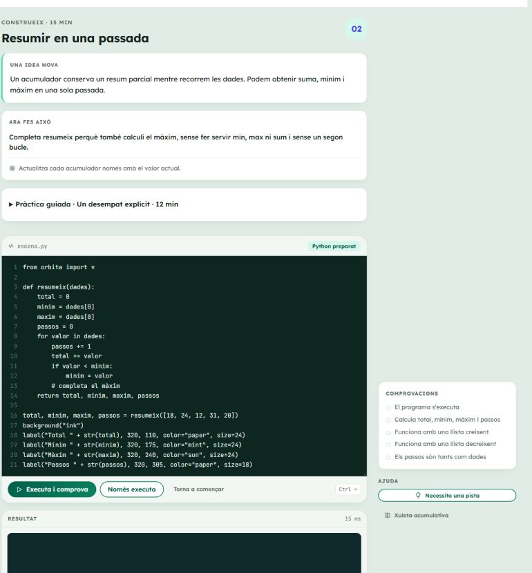 Resumir dades amb Python